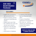 Updated Web Maintenance Package 2024